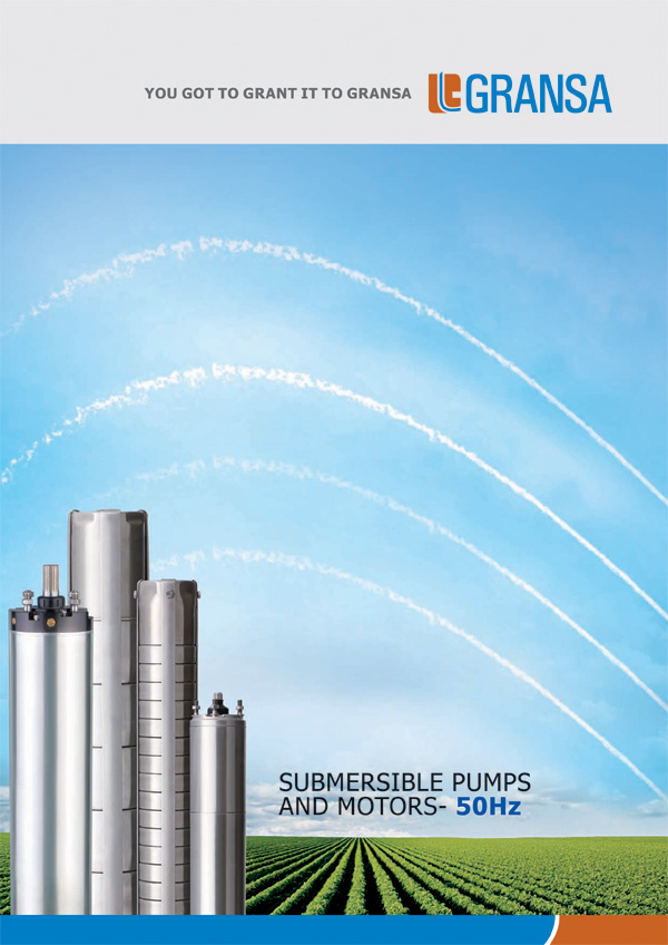 Submersible Pumps and Motor Catalogue-50Hz